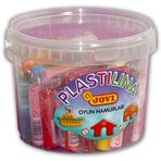 Jovi Plastilina 80 li 8 Renk Kurumayan Oyun Hamuru Kovada 80x15gr