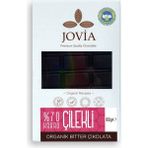 Jovia Organik Çikolata -%70 Bitter Çilekli 85 gr