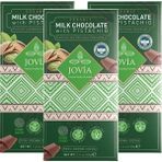 Jovia Organik Sütlü Çikolata-Antep Fıstıklı 3'lü Avantaj Paket - 40 g