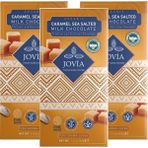 Jovia Organik Sütlü Çikolata-Karamel&deniz Tuzlu 3'lü Avantaj Paket - 40 g