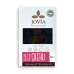 Jovia Premium Quality Chocolate Organik Çikolata -%70 Bitter Çilekli 85 gr