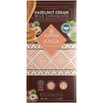 Jovia Premium Quality Organik Sütlü Çikolata-Fındık Kremalı 40 gr