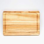 JOWE Dikdörtgen ahşap oyma tahtası | tasarım dişbudak ağacı | Format 30 x 20 x 1,6 cm