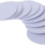 Jowxsx 10 adet NFC Para Etiketleri, Yuvarlak Şekil Boş NFC Para Kartı Etiketi DIY RFID Akıllı Kimlik Rozetleri Etiketleri Boş Etiketleme Etiketleri