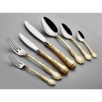 Joy Carmen Brilliance Cutlery 89 Parça Çatal Kaşık Bıçak Takımı - Gold