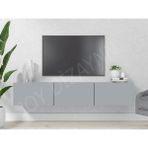 Joy Mob Beliz Tv Ünitesi Tv Sehpası Alt Modül Ofis Gri 200 cm Mdf