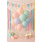 Joyane Karışık Makaron Balon Renk Soft Pastel Balon 10 Adet