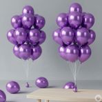 Joyane Metalik Mor Balon 20 Adet 11" 28CM Parti ve Doğum Günü Balonu