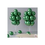Joyane Metalik Yeşil Balon 20 Adet 11" 28CM Parti ve Doğum Günü Balonu