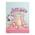 Joyane Unicorn Doğum Günü Premium Set | Makaron Balon Seti 65 Parça + Banner + Unicorn Balon