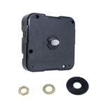 Joyangy Saat Hareketi Değiştirme, 8 mm/0,31 İnç Şaft Uzunluğu Sessiz Kuvars Mekanizması, Pille Çalışan Kendin Yap Duvar Saati Onarım Parçaları, Kurulumu Kolay (Eller Dahil Değildir)