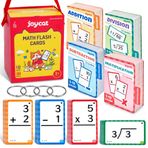 JoyCat 288 Matematik Flash Kart Seti 4- Çarpma, Bölme, Toplama ve Çıkarma Flash Kartları Çocuklar için 1. 2. 3. 4. 5. Sınıf veya Anaokulu Evde Eğitim Malzemeleri