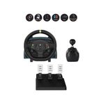 JOYCOR 3 Pedallı Oyuncu Direksiyon Seti - 6+1 Manuel Vitesli, Led Işıklı, Hoparlörlü, PC/PS4/PS3/Xbox/Switch Uyumlu Masa Sabitleme Aparatlı