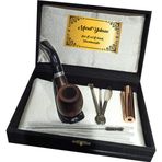 Joydizayn 9mm filtre sistemli Kişiye Özel Pipo Seti Jdp701