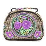 Joyfeelshop Vintage Etnik Stil El İşlemesi Moda Kadın Hobos Çoklu Çiçek Tarzları Nakış Etnik El Çantası Çapraz Çanta Kadın Tote Omuz Çantası Dekoratif Aksesuarlar Hediyeler, 6, L