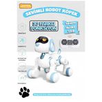 Joyfer Uzaktan Kumandalı Şarjlı Çok Fonksiyonlu Eğitici ve Öğretici İnteraktif Akıllı Robot Köpek