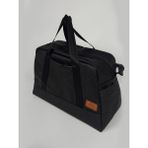 Joyfull Turtle Black Joy Seyahat Çantası - Siyah - Kahverengi Astarlı