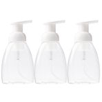 joyliveCY Köpük pompa dağıtıcı, doldurulabilir pompa boş şişe 10,5 oz (300 ml), plastik, 3 adet