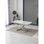 JoyMassa Venoxa Premium Seri 70X110 / 70X160 Mdf Masa ( Tek Masadır ) - Beyaz - Gri