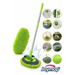 JOYMOP Çok Fonksiyonlu 2 In 1 Mikrofiber Araba Yıkama Fırçası Teleskopik Uzun Saplı Detay Fırçası Oto Mopu