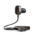 Joyroom JR-CL03 6.2A 5 Giriş Siyah USB Akıllı Araç Şarj Cihazı