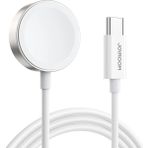 Joyroom S-İW004 Manyetik Type-C Giriş Apple Watch Uyumlu Kablosuz Şarj Aleti - Beyaz