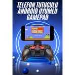 Joystik Gamepad Bluetooth Telefon Tutucu Oyun Kolu Telefon Android Uyumlu FRTKGT25DYMUCZZZX3GAMEPADDD2
