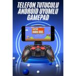 Joystik Gamepad Bluetooth Telefon Tutucu Oyun Kolu Telefon Android Uyumlu STUCZZZX3GAMEPADDD2TD