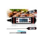 Joytech Siyah Batırmalı Sıcaklık Ölçer Dijital LCD Gıda Yemek Termometresi