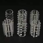 Joytoy Tırtıklı Penis Kılıfı Seti- Geciktirici Etkili Silikon Penis Kılıfı Seti-Penis Sleeve Set