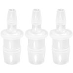 JoyTube Plastik Hortum Diken Redüktör Boru Ek Parçaları 5/16 "ila 3/16" Hortum Kimliği Konnektörleri Ortak Ekleme Mender Adaptörü Birlik Tekne Su Hava Akvaryum O2 Yakıt (3'lü Paket)