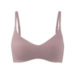 Joyunii Askısız sütyen Kadınlar için Zero Feel İç Giyim Bralette Büstiyer Dikişsiz Çıkarılabilir Pedler Klasik Sutyen Sütlü kahve 38-40