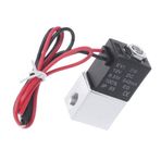 Joywayus 1/8 inç 12V DC 2 Yönlü Pnömatik Alüminyum Elektrikli Selenoid Valf 2V025-08 Normalde Kapalı Hava Gazlı Su için Hızlı Tepki N/C