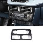 JQUAL Ford Maverick 2022-2025 ABS karbon Fiber iç kiti direksiyon gösterge paneli konsol vites paneli kapağı Trim çıkartmalar