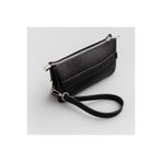 JR Boutique Erkek El Çantası 3 Bölmeli Slim Portföy-Çıkarılabilir Askılı Suni Deri Clutch Cüzdan