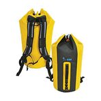 Jr gear Unisex Sırt Çantası Canyoneering Su Geçirmez Sırt Çantası 25 Lt, Siyah, Tek Beden, S, M, L veya XL, 500120