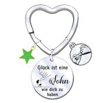 JRZDFXS Oğul hediyesi, kız çocuğu için hediye anahtarlık, oğul, anne ve babadan hediyeler, oğul, doğum günü hediyesi, Noel, baba, oğul hediyesi, Sohn, Durchschnittsgröße