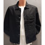 JSCO Erkek Üst Relax Kalıp Denim Ceket - 0 - Siyah - XL