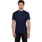 Jsco Hscstore Erkek Bisiklet Yakalı Basic İndigo Tişört - 8402