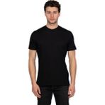JSCO Hscstore Erkek Bisiklet Yakalı Basic Siyah Tişört - 8402 - M