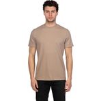 Jsco Hscstore Erkek Bisiklet Yakalı Basic Vizon Tişört - 8402