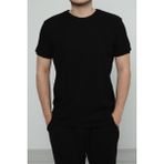 Jsco Hscstore Erkek Bisiklet Yakalı Siyah T-Shirt- 8405 - M