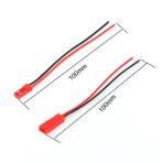 JST Kablo Erkek Dişi Çift 10cm 100mm Model Uçak Helikopter Robot Lipo Lityum Lion Pil Akü Bağlantı Kablosu RC DIY Led FPV Quadcopter