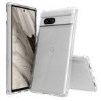 JT Berlin Pankow-Clear koruyucu kılıf Google Pixel 7a şeffaf kılıf (kablosuz şarj uyumlu, darbe emici TPU çerçeve, çizilmez akrilik cam, parmak izi bırakmaz)