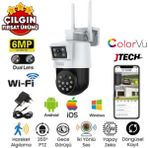 Jtech X-102 3mp+3mp 6mp Wi-Fi 2 Kameralı 1 Ptz Akıllı Kamera - SD Kart Yok