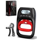 JTHEW Grip Strength Tester Trainer - 400lbs/180kg Elektronik El Dinamometresi ve Spor için Ayarlanabilir Dirençli Kavrama Güçlendirici