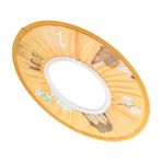 JTLB Su geçirmez kumaş bebek şampuanı şapkası, elastik çocuk duşu-banyo koruma şapkası (Sarı maymun modeli)