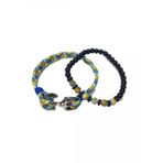 Jtss22kob1084 Janti Paraşüt İp Örme Ve Hematit Onyx Jade Doğaltaş Kombin Bileklik Kutulu
