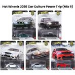 Ju-Ju Hot Wheels Premium Car Culture Power Trip Seti 5'li Set Diecast Model Araba Metal Gövde ile