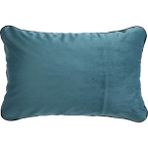Ju Yaratıcı Tasarım Biyeli Kırlent Yastık Kılıfı Akvaryum 50 x 30 cm - Aaçık İndigo